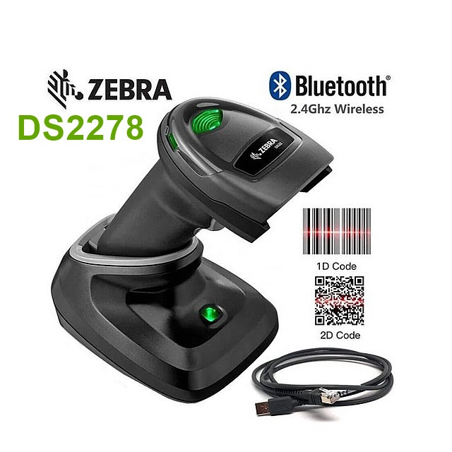 Zebra DS2278SR 一維/二維無線條碼掃描器